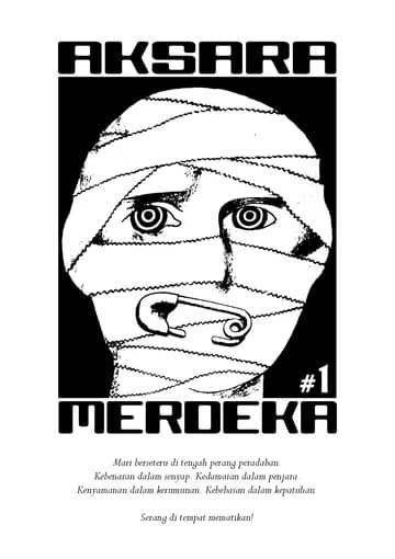 Cover Aksara Merdeka #1: Merdeka