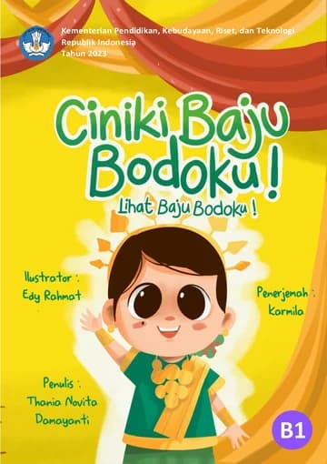 Cover Ciniki Baju Bodoku! (Lihat Baju Bodoku!)